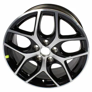 Wheel 5 pockets 17 x 7.0 Spoke Bright Mach
