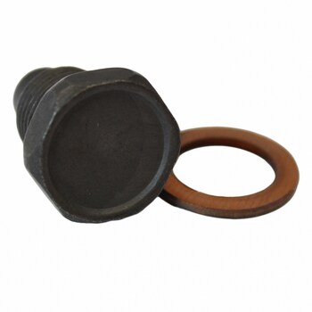 Engine Oil Drain Plug Pan - Lower