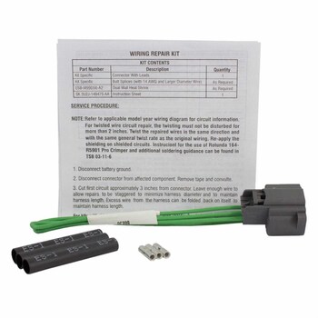 Headlight Switch Connector Wire - Right, Front