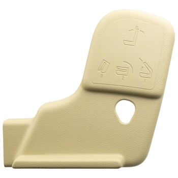 Seat Back Recliner Adjustment Mechanism Cover Shield - Left, Rear