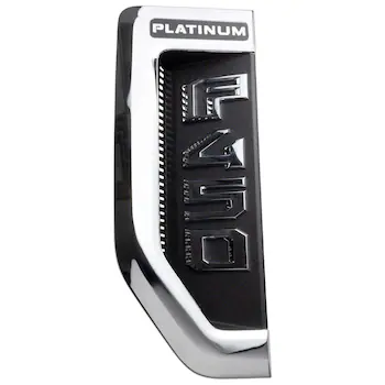 Fender Emblem Name Plate - Left, Front (Premium)