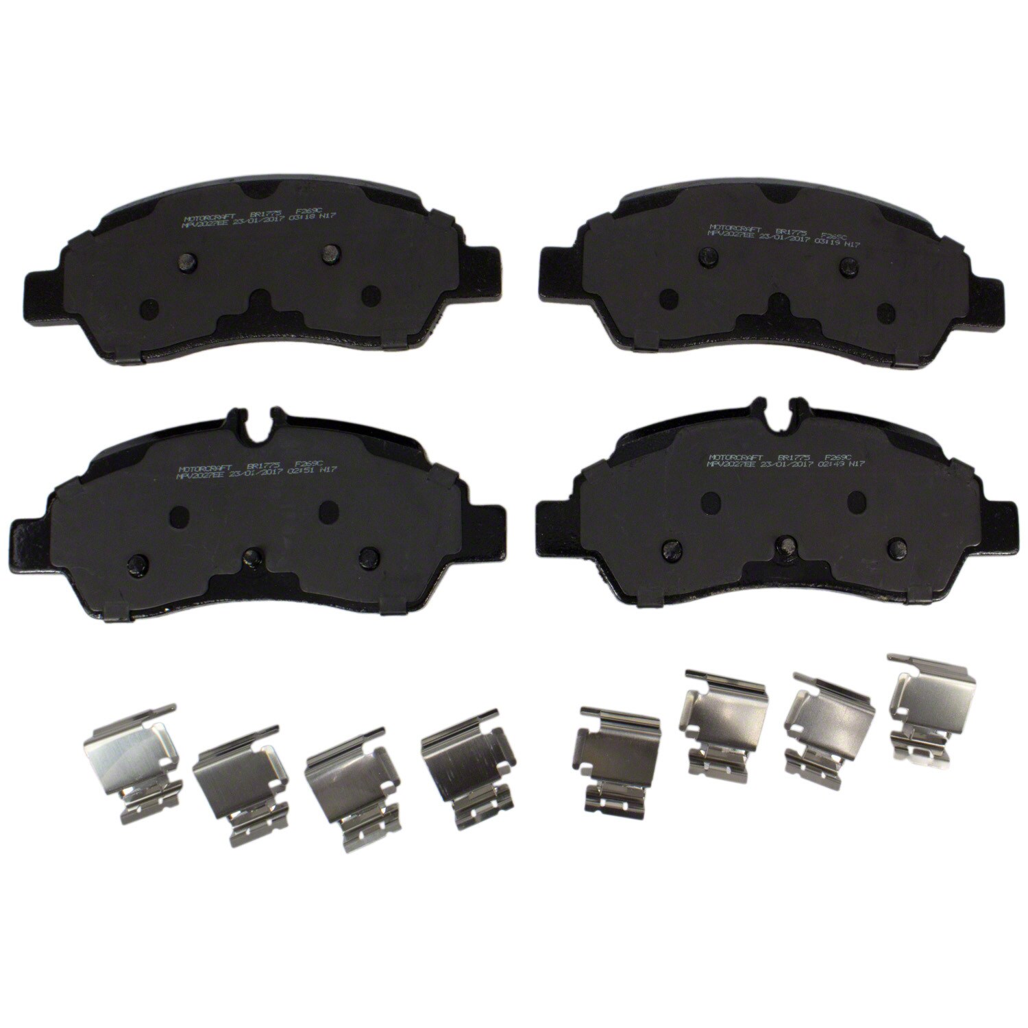 Motorcraft BRSD1046 Pastiglie Freno Posteriori Semi-Metalliche – Originali Per Ford, Lincoln, Mercury