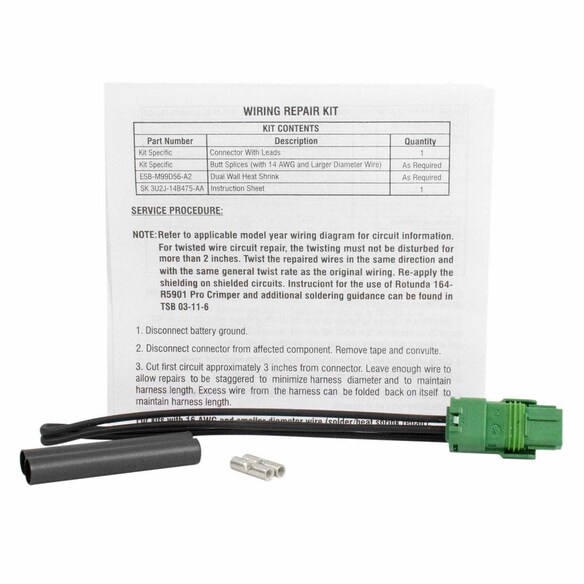 Air Charge Temperature Sensor Connector Wire - 3.2L Main Image