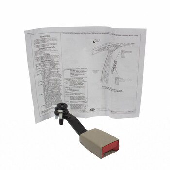 Seat Belt Receptacle Buckle - Rear, Center