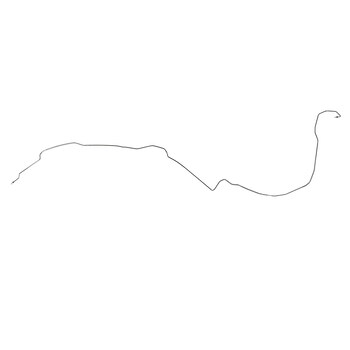 Brake Hydraulic Line Tube - Rear