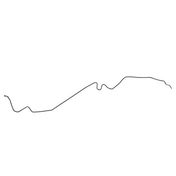 Brake Hydraulic Line Tube - Rear