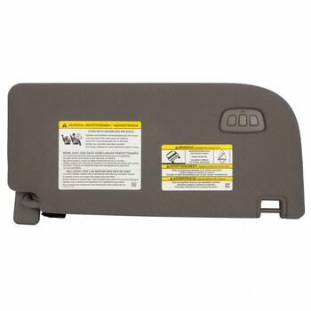 Sun Visor - Left, Front, Rear