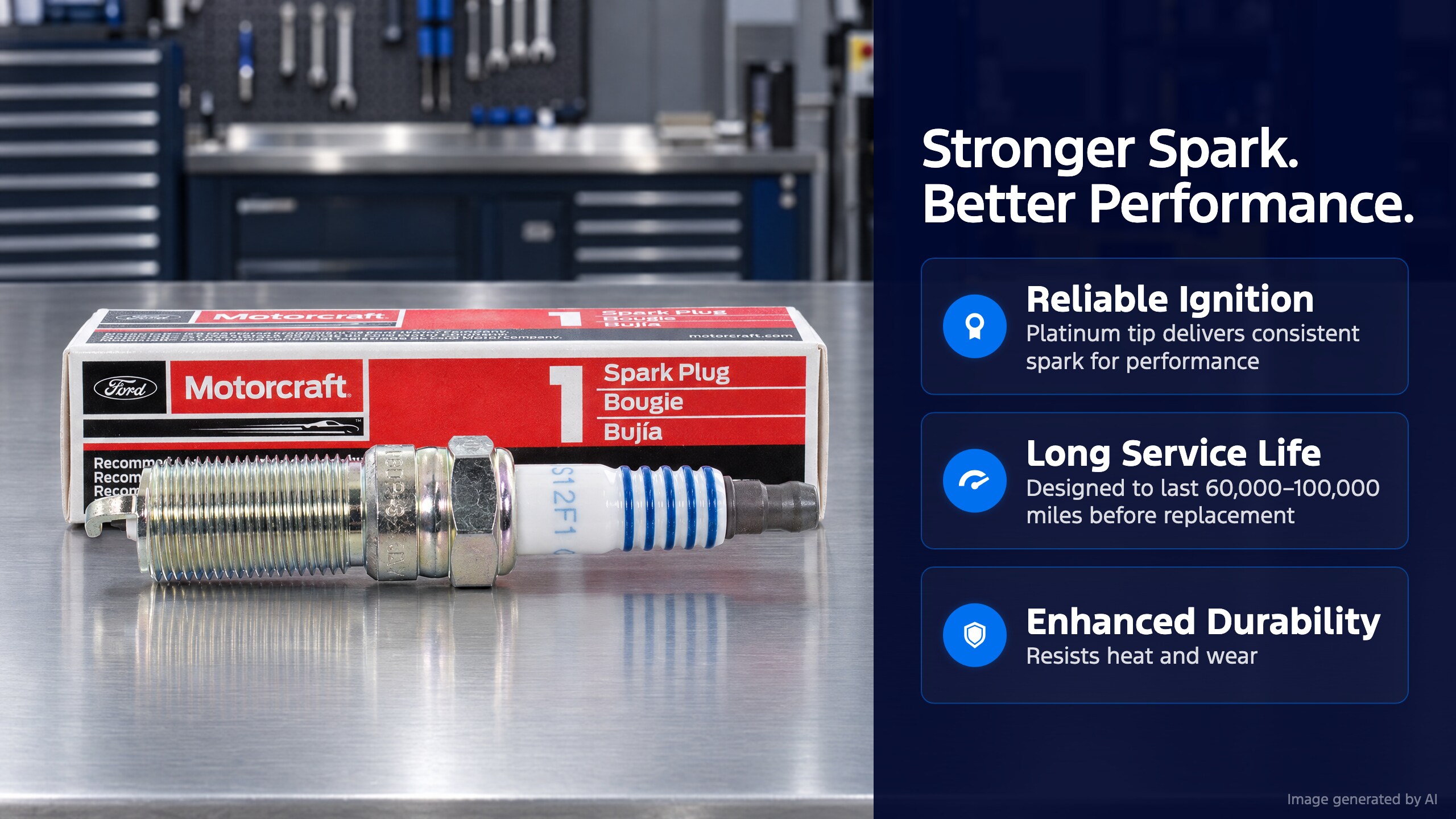 Motorcraft スパークプラグ 1Y0F-18-110A Motorcraft Platinum Spark Plug SP548X | Parts | Ford.com
