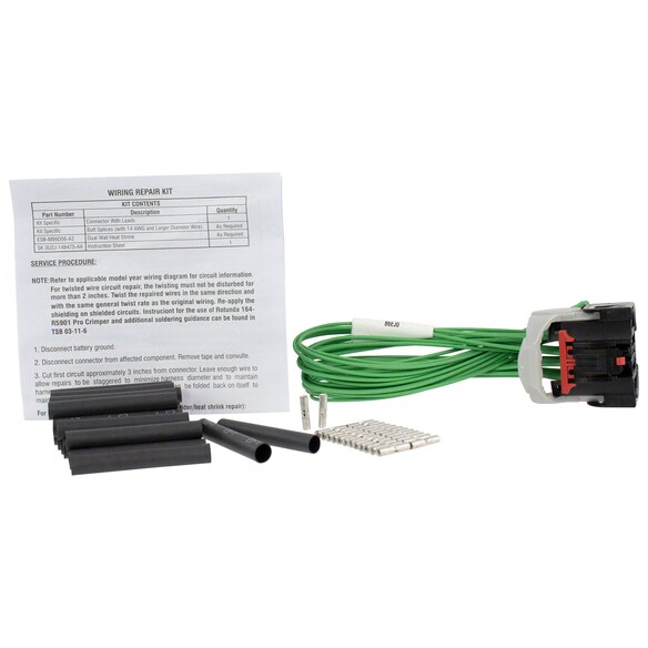 Delta Pressure Feedback Exhaust Gas Reci Feed Recirculation (EGR) Sensor Connector Wire - 26 Main Image