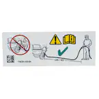 Caution Label Decal Main Image