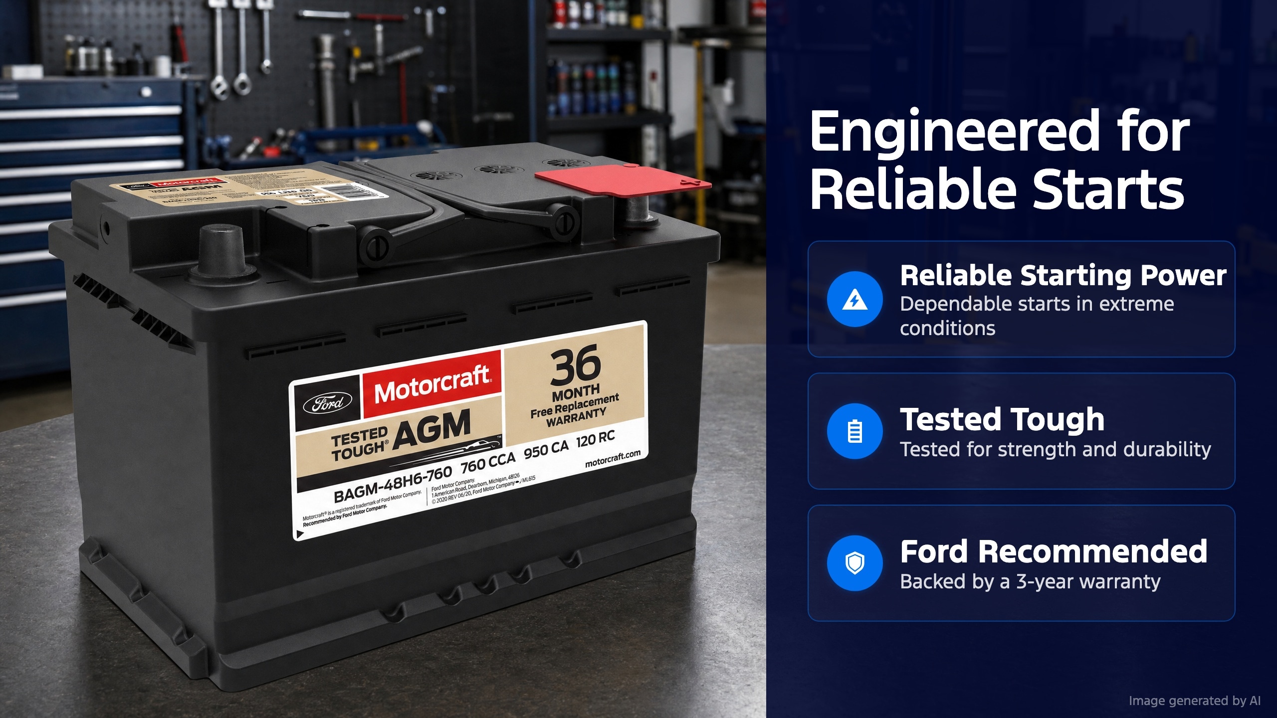 Ford® Battery and Related Components | Parts | Ford.com