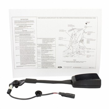 Seat Belt Receptacle Buckle - Right, Front