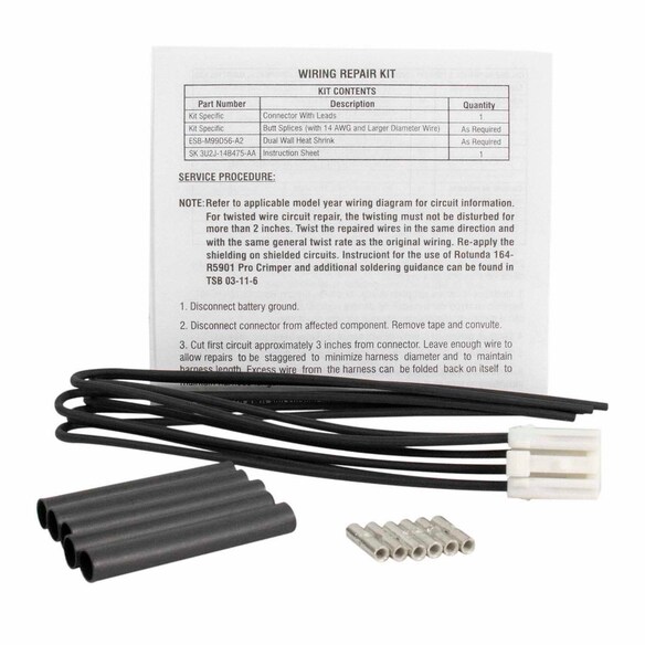 Power Seat Connector Wire - Front, Rear Main Image