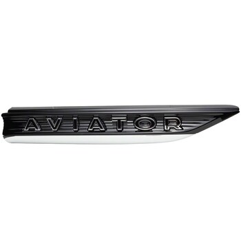 Fender Emblem Name Plate - Right, Front 3.0L (Black Label)
