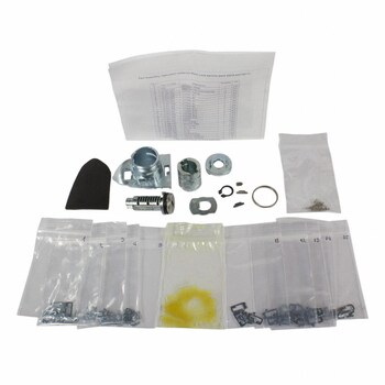 Door Lock Cylinder - Left, Front, Driver