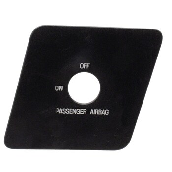 Bezel Flow Thru Console With Armrest - Black