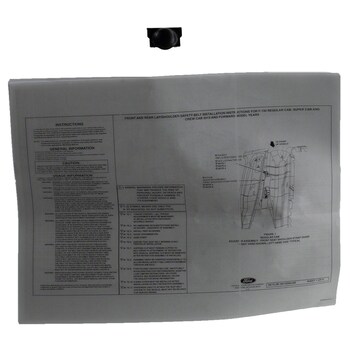 Cover Seat Belt Bracket - Left, Right, Rear