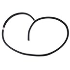 Door Seal Weatherstrip - Right, Rear Main Image