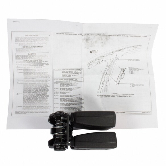 Seat Belt Receptacle Buckle - Rear Main Image