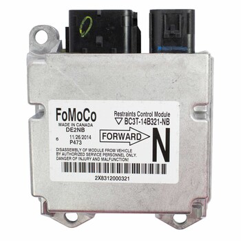 Air Bag Control Module Sensor Multiple Restraint System Unit
