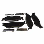 Disc Brake Pad Set Kit Lining - Front, Rear Main Image