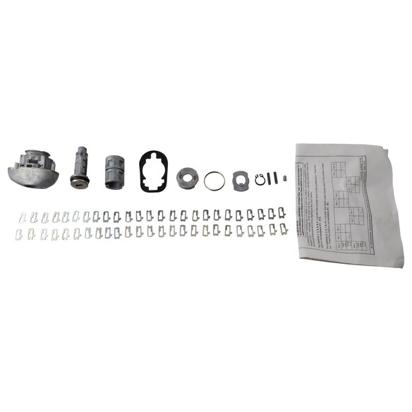 Door Lock Cylinder Repair Kit A to the vehicles side hinged (s) Main Image