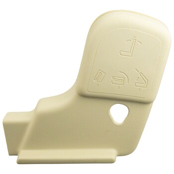 Seat Trim Panel Shield Back Recliner Adjustment Mechanism Cover - Left, Rear (Low, SEL)