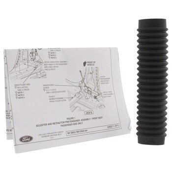 Seat Belt Pretensioner Bracket Cover - Left, Right, Front