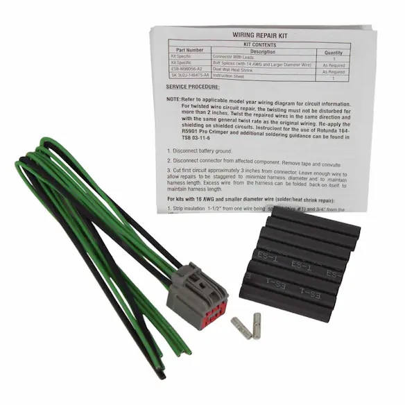Rear Window Wiper Motor Connector Wire Main Image
