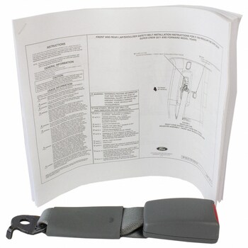 Bucket Seat Buckle - Front, Center