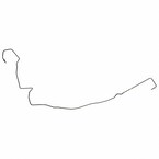 Brake Hydraulic Line Tube - Right, Front Main Image