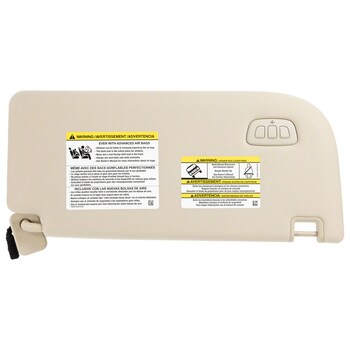 Sun Visor - Left, Front, Rear