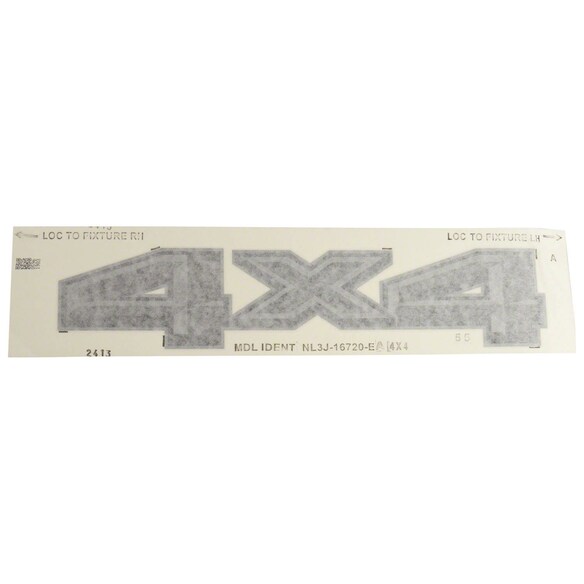 Nameplate Decal - Decals X 4 Main Image