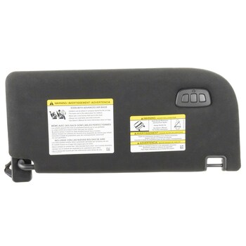 Sun Visor - Left, Front, Rear