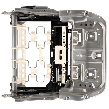 Seat Track <br> Power Rails to which the frame is attached that mounts vehicle
