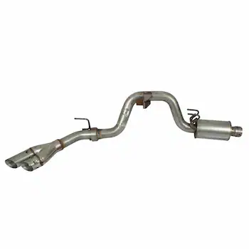 Exhaust Muffler And Pipe - Rear 6.4L