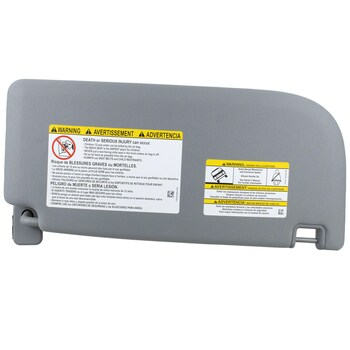 Sun Visor - Left, Front, Rear