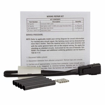 Door Lock Switch Connector Wire - Rear