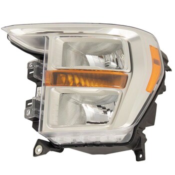 Sealed Beam Headlight - Left, Front, Center