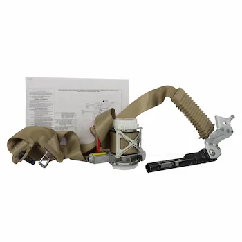 Seat Belt Lap and Shoulder Buckle Pretensioner - Left, Front