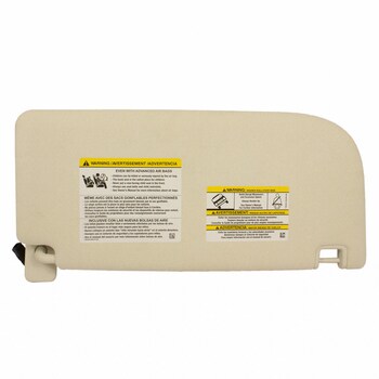 Sun Visor - Left, Front, Rear