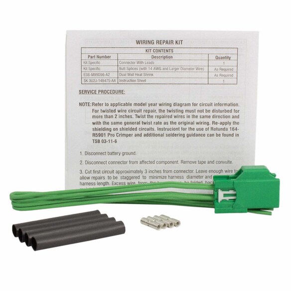 Heated Seat Element Connector Wire Main Image