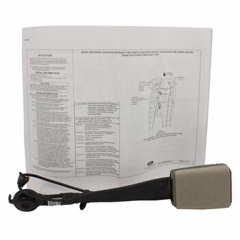 Seat Belt Receptacle - Left, Right, Front