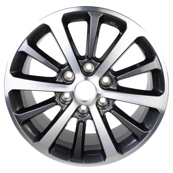 Wheel Rim 18 X 8.5 Alum Mach - Exp Lugs Main Image