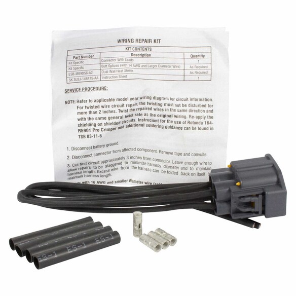 Engine Cooling Fan Motor Connector Wire Main Image