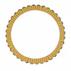 Transmission Clutch Friction Plate. Clutch Drive Plate. Transmission Clutch Friction Disc - 2.0L (AT). Main Image
