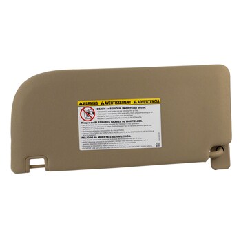 Sun Visor - Right, Front, Rear
