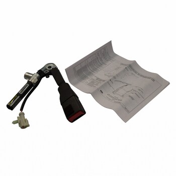 Seat Belt Receptacle Buckle Pretensioner - Left, Front