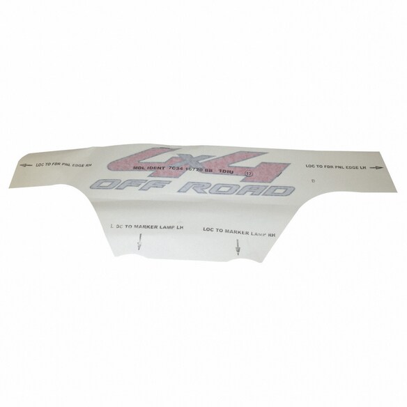 Truck Bed Decal Nameplate Main Image