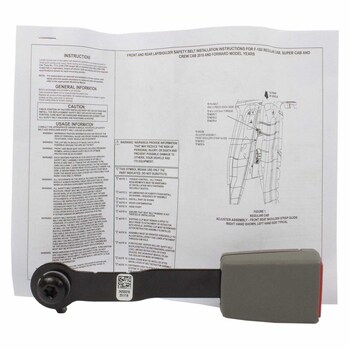 Seat Belt Receptacle - Right, Rear, Center